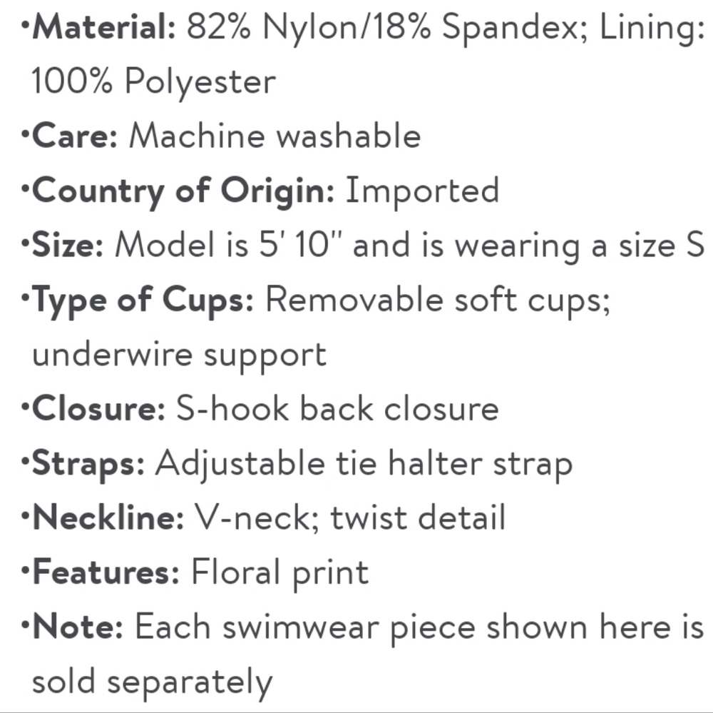 Bikini top nwt - Picture 5 of 6